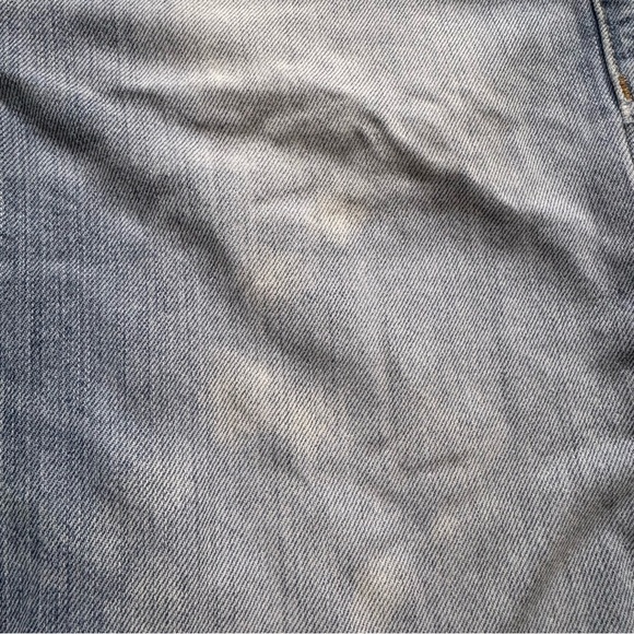 Levi's 511 Light Blue Denim Shorts frayed hem - 33 - Picture 15 of 16